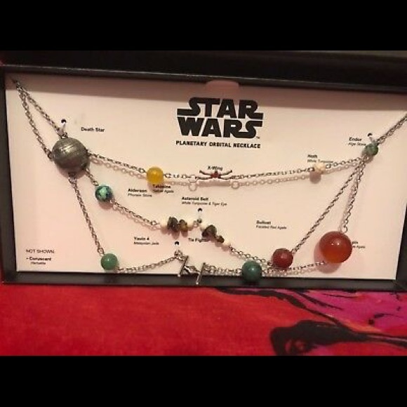 Star Wars Solar Orbit Solar Necklace, Silver Plate - Picture 5 of 8